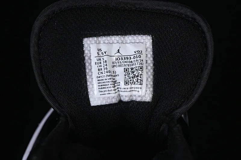 All categories Air Jordan Jordan series basketball shoes Air Jordan 1 Low Air Jordan 1 Low AJ1 Joe 1 black color low-top cultural casual sneakers IO3393-010